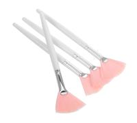 CALLARON 4 Pezzi Brush di utensili di bellezza setole per il trucco Bene arrossire sfumare il trucco evidenziatore facciale pennello per cipria estetista con spazzole a ventaglio Plastica