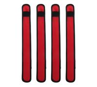 CALLARON 4 Pezzi Fasce LED per Gambe di Cavallo Rosse Resistenti e Versatili per Attrezzatura Equestre e Attività All'aperto Durante la Cavalcata Notturna