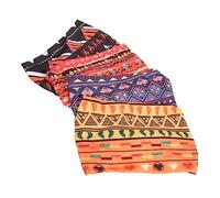 CALLARON 4 Pezzi Fasce per Africane Stile Retro Fasce Larghe per Donne per Yoga Allenamento e Materiale Elastico e Confortevole Adatte Tutti Tipi