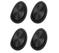 CALLARON 4 Pezzi Radiatore Passivo per Bassi, Membrana Vibrante per Woofer, Gomma e Metallo, 65°, per Altoparlante e Tv, Gaming e Home Theater