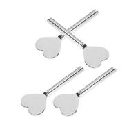 CALLARON 4 Pezzi Spremi Dentifricio Tubetto Di Dentifricio Bagno Ragazzo Distributore Leggero Igiene Chiave Dente Spremiagrumi Strizzatubi Lega Di Zinco Silver