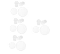 CALLARON 4 Set diaframma dello orecchie Copertina bianco sostitutivo Accessori medici suggerimenti accessori sostituzione kit Gel di silice bianca
