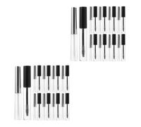 CALLARON 4 Set Tubetti Vuoti per Mascara Contenitori Trasparenti per Mascara Eyeliner e Lip Gloss Design Compatto e Riutilizzabile Chiusura per Conservazione