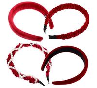 CALLARON 4pezzi Fasce per Capelli da Donna Fasce per Lavaggio del Viso Adatte Capelli Corti Lisci Ricci e Mossi Accessorio Versatile per Feste Cura del Viso e Esercizio Fisico