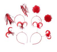 CALLARON 4pezzi Fascia Per Pompon Cerchietto e Di Cavallo Copricapo Per Feste Di Compleanno e Ricorrenze