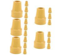 CALLARON 5 Set Cuscinetti Per Le Stampelle Coperture Per Il Palo Da Trekking Nero Suggerimenti Della Stampella Copri Piede Per Canna Da Arrampicata Giallo 4 Pezzi * 5