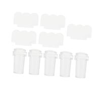 CALLARON 5 Set Strumenti per Stamping Unghie Trasparenti con Raschietto Manicure Diy Facile Usare