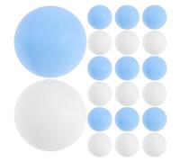 CALLARON 50 Pezzi Palline da Ping Pong Senza Cuciture 40mm in Pp Bianche, Superficie Opaca, per Estrazioni e Carnevale, Controllo e Facile Distinzione Visiva