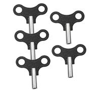 CALLARON 5pezzi Ricambi Per Orologi Chiave Per Carica Orologio in Metallo Kit Riparazione Orologio Chiavi Carica Ricambio Adatte Per Orologi Parete e Sveglie