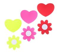 CALLARON 6 Pezzi Smorzatore in Silicone Forma Cuore e Fiore | Riduce Affaticamento Mano, Migliora Sensibilità Racchetta, Facile da Installare e Rimuovere, per Giocatori Junior