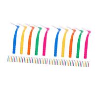 CALLARON 60pezzi Interdental Toothbrush Ergonomic Manual Cleaning Tool for Teeth for Care and Hard-to-reach Areas Multi-color Options