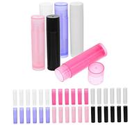 CALLARON 60pezzi Tubetti Vuoti Per Lip Balm Contenitori Diy Per Rossetto Varie Colorazioni Per Colore Pratici e Non Perdono Per Creazioni Di Bellezza Fai Da Te