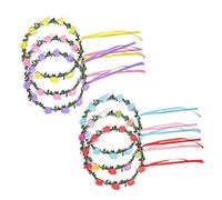 CALLARON 6pezzi Ghirlanda Di Fiori Led Illuminata Copricapo Fiori Led Per Donne Ragazze Fasce Per Luminose