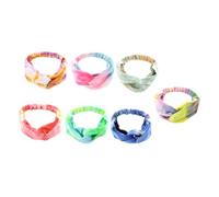 CALLARON 7pezzi Fasce Per Colorate Fasce Elastiche Per Ragazze Design Alla Moda Per Attività Sportive Spa e Occasioni Speciali