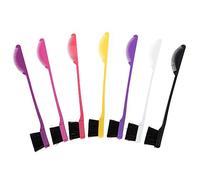 CALLARON 7pezzi Spazzola per Bordi dei Capelli Pettine per Ciglia Spazzola per Sopracciglia e Pennello per Tintura per Capelli per Definire e Modellare i Bordi dei Colore Casuale