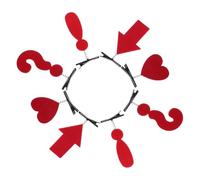 CALLARON 8 Pezzi Clip Avere Cuore e Simboli Creativi Leggere e Resistenti Accessori di Moda per Ragazze per Selfie e Feste