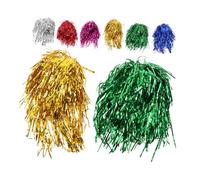 CALLARON 8pezzi Parrucca Donna Colorata in Plastica Di Parrucche Iridescenti Laminatura Di Stagnola Oggetti Di Scena Per Festa Matrimonio Addio Al Nubilato e Cosplay