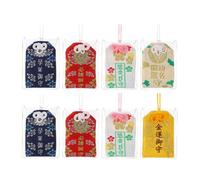 CALLARON 8pezzi Sacchetti Giapponesi Omamori Decorativi e Colori Per e Decorazioni Festive