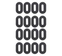 CALLARON 8pezzi Supporti Magnetici da Parete per Telecomandi Autoadesivi e Staccabili Porta Telecomando Compatibile Tv e Condizionatore Design Salvaspazio Nero Piccole Dimensioni