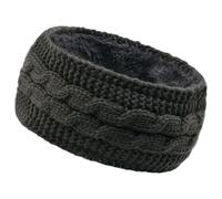 CALLARON accessori per da donna fascia per la cura della pelle fascia da uomo fascia scalda orecchie cuffie bande impacchi per le donne involucri lavorati a maglia filato Dark Grey