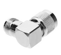 CALLARON Adattatore Coassiale a Gomito 90 Gradi N Maschio-Femmina per Cavi Antenna Wifi e Radio Connettore Angolare per Uso Domestico e Professionale