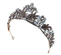 CALLARON barocca retrò nuziale corone di compleanno per le donne copricapo a Diademi coroncina sposa corone nuziali per il matrimonio di compleanno per adulto lega