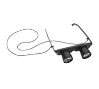 CALLARON Binocolo Compatto Nero in Plastica Lenti da 28mm e 13mm, Resistente alla Nebbia e Ottica a Colori Naturali, per Teatro e Concerti