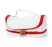 CALLARON Borsa per Cosmetici Doppio Organizer da Viaggio Compatto per Trucchi Smalto e Strumenti Cerniera Robusta per Sicurezza per Telefono e Oggetti Piccoli