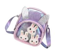 CALLARON Borsetta Tracolla Chic con Coniglio Cartoon Leggera e Resistente Accessori e Giochi per Ragazze e