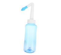 CALLARON Bottiglia per Lavaggio Nasale 300 Ml Portatile Valvola Manuale Regolabile Risciacquo Completo per Bambini Irrigatore Nasale per Sollievo da Congestione