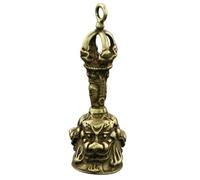 CALLARON Campanella in Ottone Vintage per Portachiavi e Decorazioni da Appendere, Resistente e Pratica, per Accessori Artigianali e Ciondoli Decorativi Oro