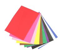 CALLARON Carta di Spugna Eva A4 10 Pezzi Materiale per Lavoretti Creativi Flessibile e Facile da Tagliare per Fai da Te e Decorazioni Casa Colore Casuale