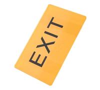 CALLARON Cartello Braille in Acrilico Per Esterni Con Etichetta in Braille, Segnale Di Uscita Per Non Vedenti, Ausilio Per Disabilità Visiva, Sicurezza in Emergenza e Segnaletica Accessibile