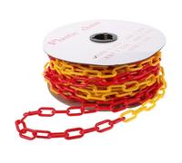 CALLARON Catena di Barriera di Sicurezza in Plastica Leggera e Resistente alle Intemperie, Alta Visibilità per Controllo della Folla e Gestione del Traffico Installazione Facile