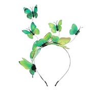 CALLARON Cerchietto Farfalla Verde in Plastica per Festa e Banchetto | Design Raffinato, Stile Unico e Chic, Sostituisce Vecchio Accessorio, per Natale, San Valentino e Capodanno Stile Casuale