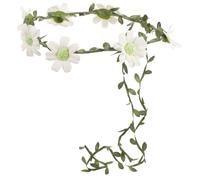 CALLARON Cerchietto Floreale da Sposa Fiori di Girasole Chiari, Leggero e Comodo da Indossare, per Vacanze al Mare e Celebrazioni di Ritorno a Casa