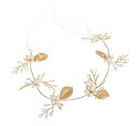 CALLARON Cerchietto Sposa Motivo Di Decorazione Di Foglia Copricapo Per Fest Matrimonio e Donne Realizzato in Materiale Resistente