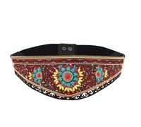 CALLARON Cintura Elastica Larga per Donna con Turchesi Bohemien Regolabile Fascia Elasticizzata con per Festival e Viaggi