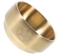 CALLARON Ciotola per Offerte Tibetana in Rame Design a Stella, Bruciatore Incenso e Candeliere, Adatta a Rituali di Purificazione e Decorazioni Pagane