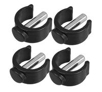 CALLARON Clip a C per Sedie da Doccia e Sgabelli Wc 22mm, Accessori Regolabili Punte Antiscivolo in Plastica e Ferro, 4 Pezzi per Sostituzione Clip Vecchie