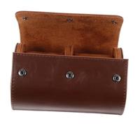 CALLARON Cofanetto Portaorologi Da Viaggio Pu Elastico Con Scomparti Organizer Per Orologi Custodia Pratica e Compatta Per Uomo e Donna Per Viaggi e Uso Quotidiano
