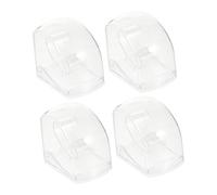 CALLARON Contenitori di Plastica Trasparenti per Orologi 4 Pezzi, Scatola Espositiva Elegante e Resistente, per Uso Domestico da Viaggio