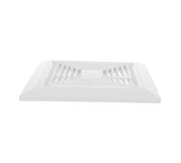 CALLARON Copertura per Ventilatore di Scarico Bagno in Abs Bianco con Pannello a Molla, Design Moderno Minimalista, Protezione da Polvere e Usura, per Soffitti Quadrati