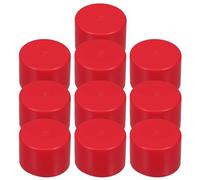 CALLARON Coperture Protettive per Tubi in Acciaio per Ponteggi, 10 Pezzi Rossi in Plastica PE, Manicotti Terminali per Costruzione e Ristrutturazione