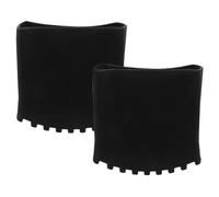 CALLARON Copri Piedi per Scala in Gomma Nero 2 Pezzi Protezione Antiscivolo e Versatile per Cantieri e Magazzini Sicurezza e Durata Garantite