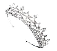 CALLARON Coroa Sposa Cristallo con Fascia Accessorio per Matrimonio Decorazione per