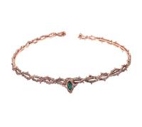 CALLARON Corona medievale barocca con strass diadema retrò per donne per feste mascherate e storiche