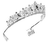 CALLARON Coroncina Sposa con Pettine Accessorio Matrimonio per Acconciature per Feste e Speciali