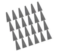 CALLARON Cunei Triangolari in Acciaio Set da 30 Pezzi Manico in Legno, Strumenti di Montaggio per Progetti di Costruzione e Ristrutturazione Domestica