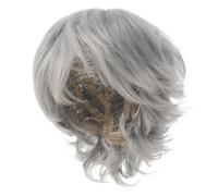 CALLARON Curly per Donne Anziane Costume per Halloween e Cosplay Breve Cappuccio Traspirante Look e Comfort Ottimale Adatta